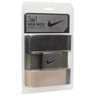 Men's Nike 3-in-1 Golf Web Belt Pack, Beige Over