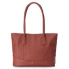 Amerileather Casual Leather Tote, Women's, Brown