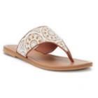 Women's Sonoma Goods For Life&trade; Crochet Thong Sandals, Size: Large, Brown Over