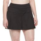 Plus Size Tek Gear&reg; Pleated Performance Skort, Women's, Size: 3xl, Black