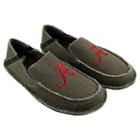 Men's Alabama Crimson Tide Cazulle Canvas Loafers, Size: 11, Grey