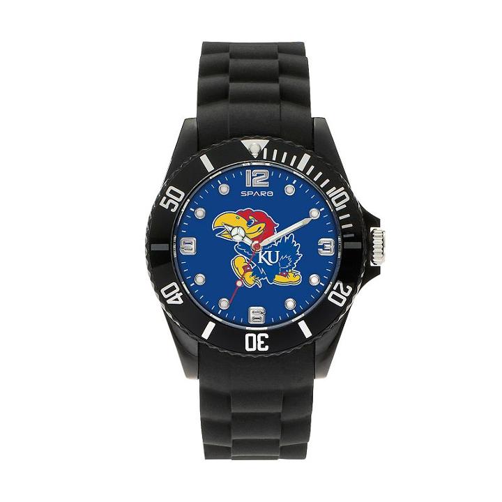 Sparo Men's Spirit Kansas Jayhawks Watch, Black