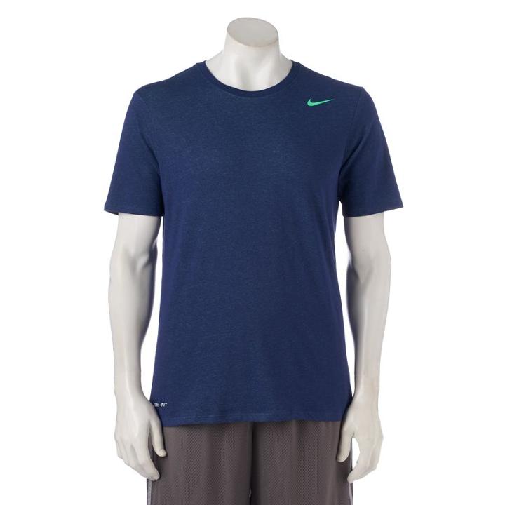 Men's Nike Dri-fit Tee, Size: Large, Med Blue