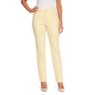 Women's Gloria Vanderbilt Amanda Classic Tapered Jeans, Size: 8 T/l, Med Yellow