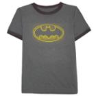 Boys 4-7 Dc Comics Batman Logo Graphic Tee, Size: 4, Dark Grey