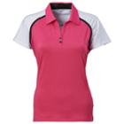 Women's Nancy Lopez Secret Colorblock Golf Polo, Size: Medium, White