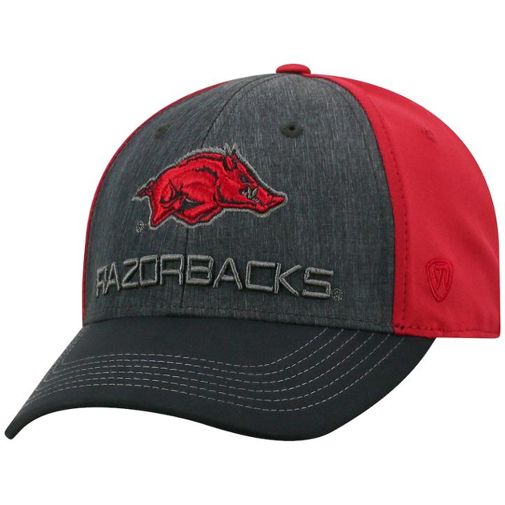 Adult Top Of The World Arkansas Razorbacks Reach Cap, Men's, Med Grey