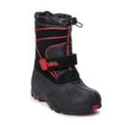 Totes Todd Boys' Winter Boots, Size: 4, Black Red