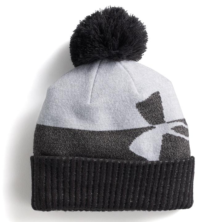 Boys 4-20 Under Armour Pom Beanie, Black
