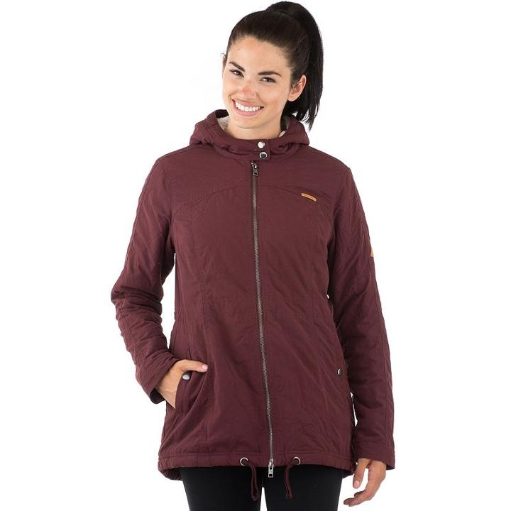 Women's Avalanche Okemo Hooded Anorak Jacket, Size: Large, Med Pink