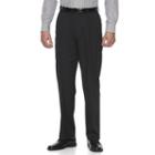Big & Tall Croft & Barrow&reg; Essential Classic-fit Flat-front Dress Pants, Men's, Size: 46x30, Black