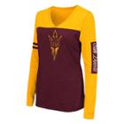 Women's Campus Heritage Arizona State Sun Devils Distressed Graphic Tee, Size: Large, Med Red