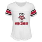 Girls 7-16 Wisconsin Badgers Team Pride Burnout Tee, Size: S 7-8, White