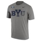 Men's Nike Byu Cougars Legend Staff Sideline Dri-fit Tee, Size: Medium, Gray