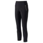 Women's Studio 253 Zipper Detail Straight-leg Pants, Size: Xl, Black