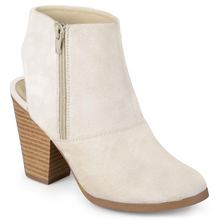 Journee Collection Tay Women's Ankle Boots, Girl's, Size: Medium (10), White Oth