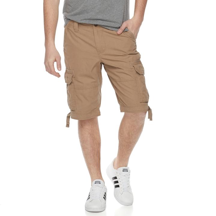 Men's Urban Pipeline Canvas Cargo Shorts, Size: 42, Med Beige