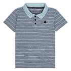 Boys 4-7 Hurley Striped Logo Polo, Size: 6, Light Blue