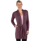 Women's Soybu Wander Belted Cardigan, Size: Xl, Purple