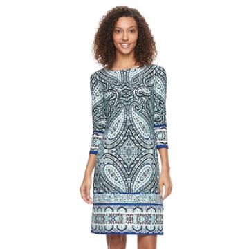 Women's Suite 7 Paisley Shift Dress, Size: 6, Ovrfl Oth