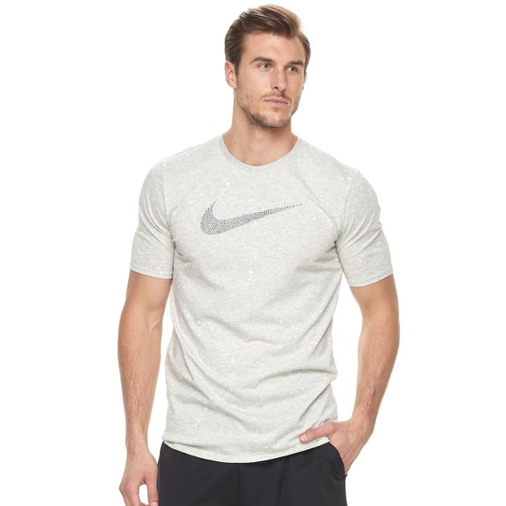 Big & Tall Nike Dry Speckled Basketball Tee, Men's, Size: 3xl Tall, Light Grey