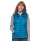 Women's Columbia Pacific Post Thermal Coil&reg; Quilted Puffer Vest, Size: Small, Blue Other