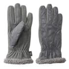Women's Isotoner Water Repellent Chenille Tech Gloves, Size: S-m, Dark Grey