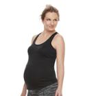 Maternity A:glow Racerback Tank, Women's, Size: Xl-mat, Black
