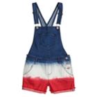 Girls 7-16 So&reg; Americana Shortalls, Size: 14, Dark Pink