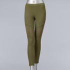 Simply Vera Vera Wang Denim Moto Skimmer Leggings, Women's, Size: Xl, Dark Green