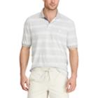 Big & Tall Chaps Classic-fit Birdseye Polo, Men's, Size: Xxl Tall, Grey