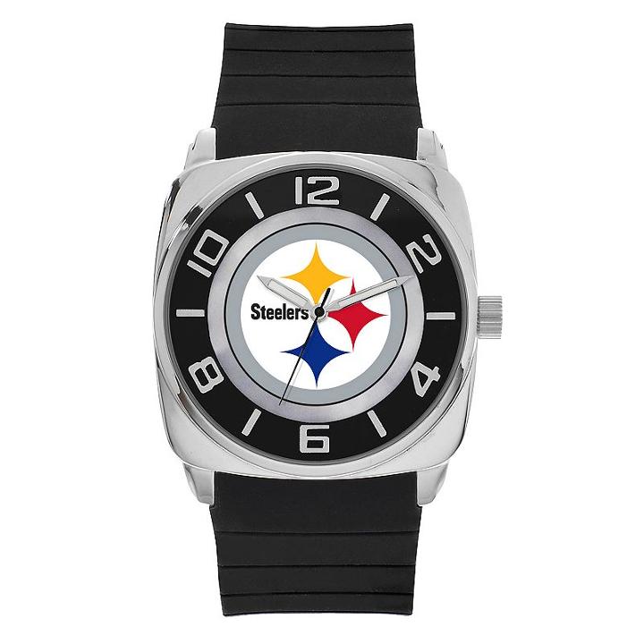 Men's Sparo Pittsburgh Steelers Forever A Fan Watch, Multicolor