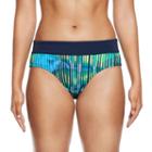 Women's Nike Electrify Moderate Brief Bikini Bottoms, Size: Xl, Blue Other