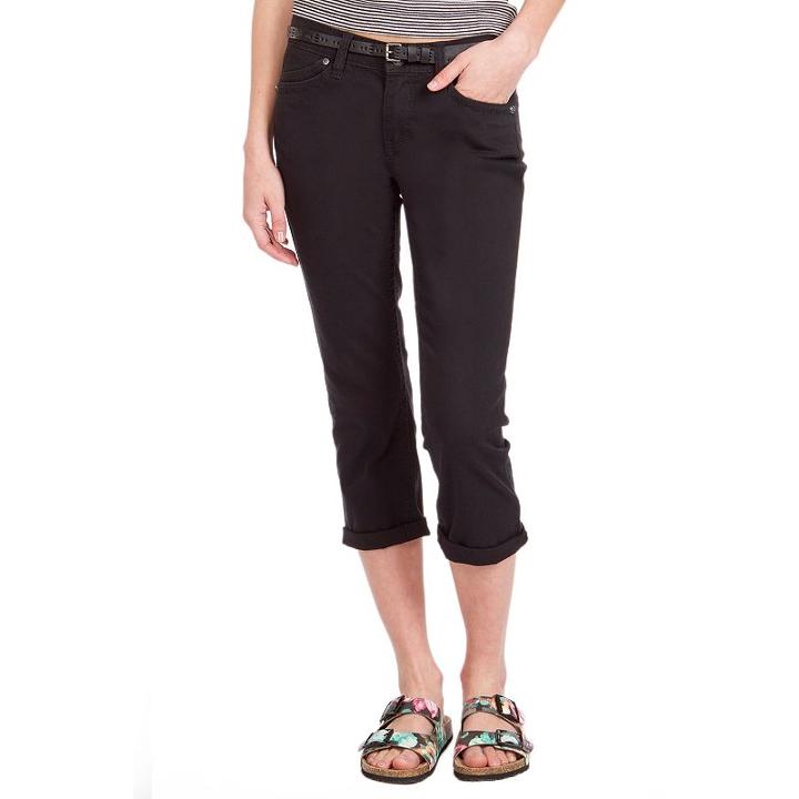 Juniors' Unionbay Winnie Stretch Twill Capris, Girl's, Size: 5, Black