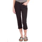 Juniors' Unionbay Winnie Stretch Twill Capris, Girl's, Size: 5, Black