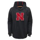 Boys 4-7 Nebraska Cornhuskers Mach Pullover Hoodie, Size: S 4, Black