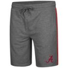 Men's Colosseum Alabama Crimson Tide Sledge Ii Terry Shorts, Size: Medium, Grey (charcoal)