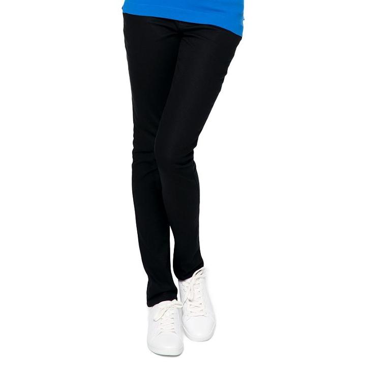Juniors' Lee Uniforms Original Skinny Stretch Pants, Kids Unisex, Size: 1, Black