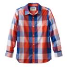 Boys 8-20 Urban Pipeline&reg; Plaid Button-down Shirt, Boy's, Size: S(8), Drk Orange
