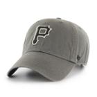 Adult '47 Brand Pittsburgh Pirates Borderland Clean Up Adjustable Cap, Black