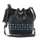 Olivia Miller Braelyn Studded Bucket Bag, Women's, Black