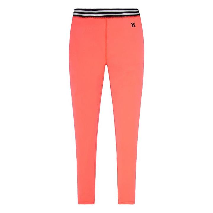 Girls 7-16 Hurley Elastic Stripe Leggings, Girl's, Size: Xl, Light Pink