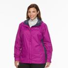 Plus Size Columbia Grey Skies Waterproof Jacket, Women's, Size: 1xl, Lt Purple