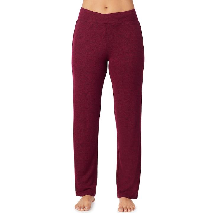 Plus Size Cuddl Duds Soft Knit Lounge Pants, Women's, Size: 1xl, Red
