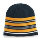 Men's Urban Pipeline&trade; Striped Sherpa-lined Beanie, Gold