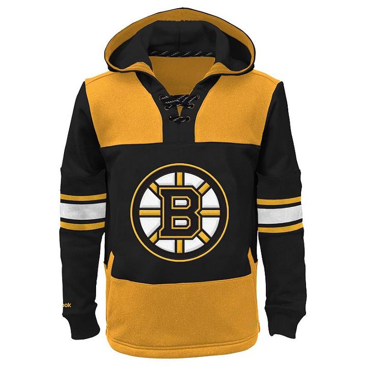 Boys 8-20 Reebok Boston Bruins Offside Fleece Hoodie, Boy's, Size: Small, Ovrfl Oth