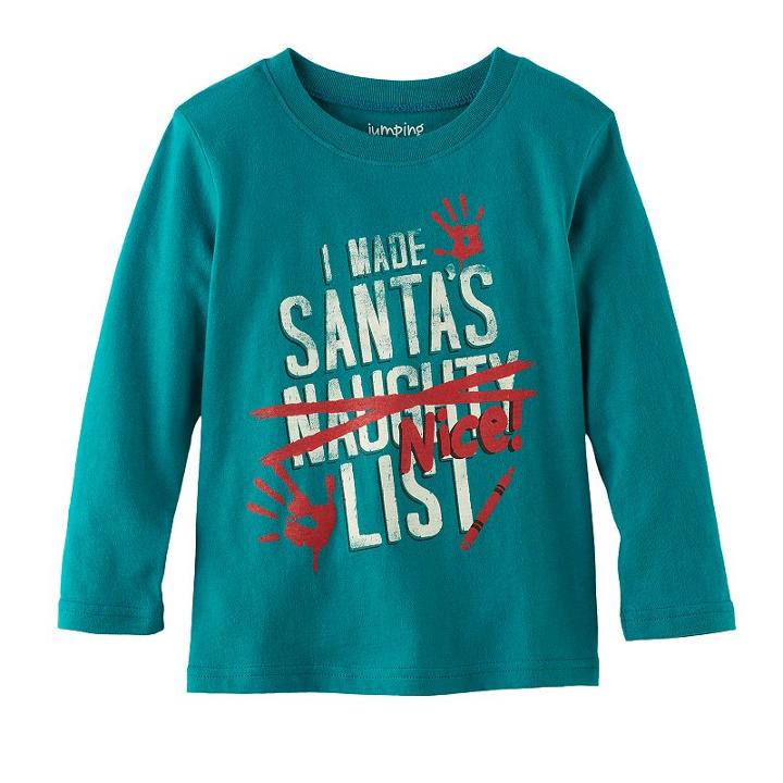 Boys 4-10 Jumping Beans&reg; Christmas Softest Graphic Tee, Size: 5, Dark Green
