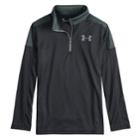 Boys 8-20 Under Armour Tech Quarter-zip Tee, Size: Small, Black