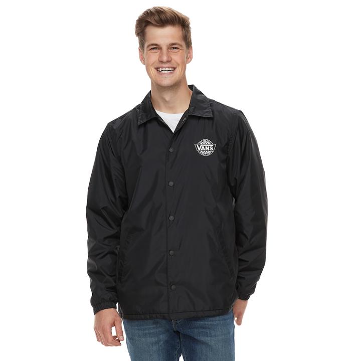 Men's Vans Onlyed 2-k Jacket, Size: Xl, Black
