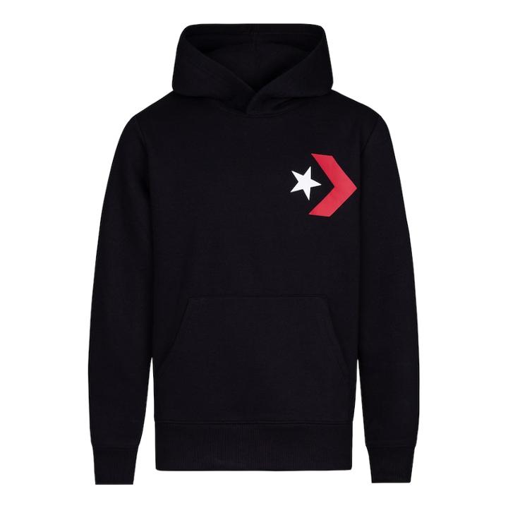 Boys 8-20 Converse Star Hoodie, Size: Xl, Black